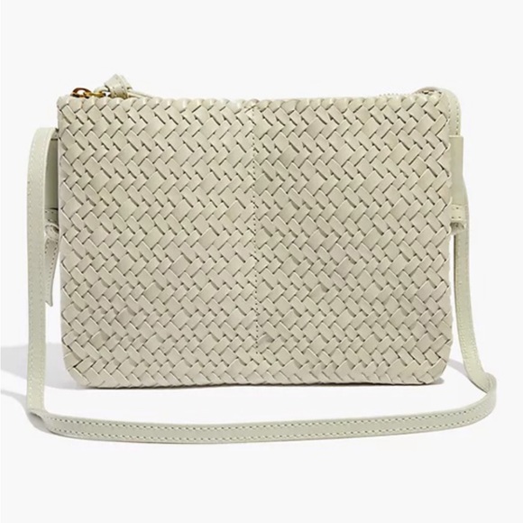 Madewell Bags Madewell Knotted Woven Leather Crossbody Ashen Sage